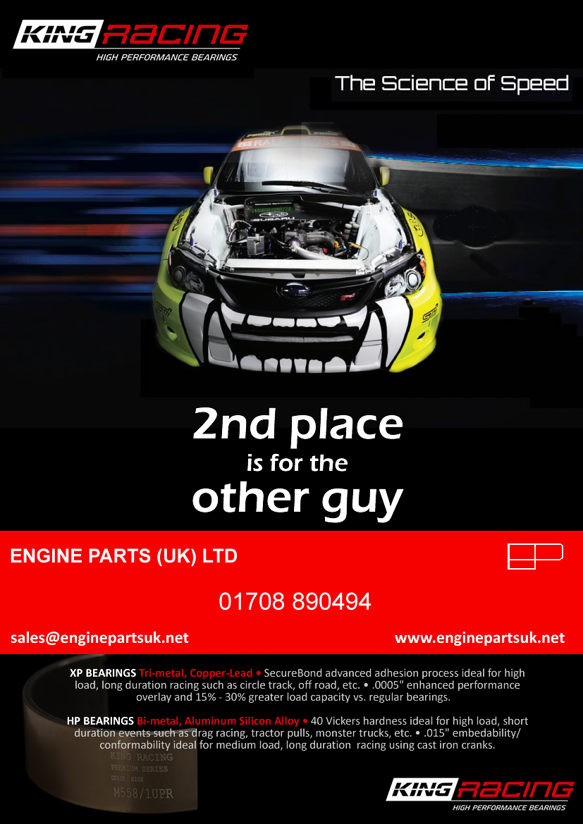 King Engine Bearings Conrod / Big Ends & Main Shells